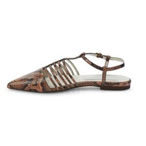 Stella McCartney Snakeskin Embossed Ballet Flats